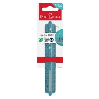 Faber-Castell Lineal Sparkle ocean 15,0 cm, ocean