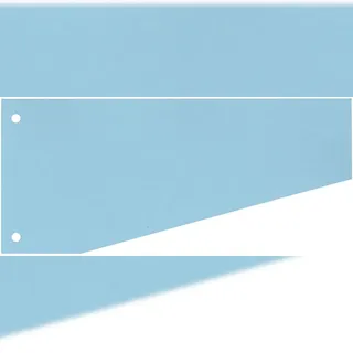 Wekre Trennstreifen Trapez 190 g/qm Karton Blau 100 St.