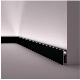 NOEL & MARQUET IL10 BLACK WALLSTYL Lichtleisten & MARQUET - eine Marke von NMC - Extrudiertes Polystyrol mit hoher Dichte