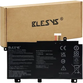 BLESYS B31N1726-1 Akku für Asus TUF Gaming FX505D FX505DT FX505DY FA706IU FA706II FX706HC fx5505dv-hn311t fx505dy-bq052 fa706ii-h7019r FX505G FX505GM FX505GT Laptop B31N1726 11,4V 48Wh