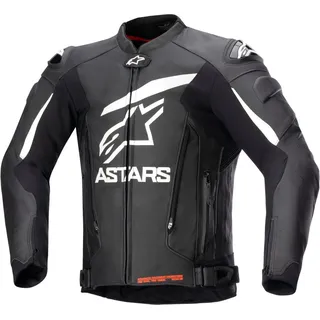 Alpinestars GP Plus V4 Lederjacke Schwarz/Weiß 50