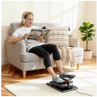 sportnow Mini Ellipsentrainer Schwarz