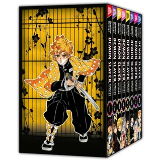 Manga Cult Demon Slayer - Kimetsu no Yaiba 1-8 mit Sammelschuber