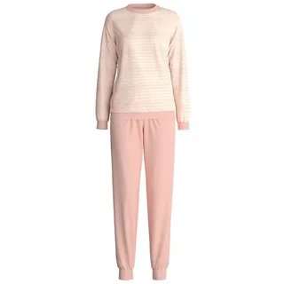CALIDA Soft Dreams Bündchen-Pyjama Damen, Frottee-Qualität aus Baumwollmix - 40-42
