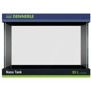 DENNERLE Aquarium Nano Tank weiß 40 cm x 28 cm x 32 cm | 35 l