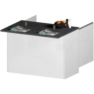 kochstation Unterschrank Kücheninsel KS-Sole 125 x 0 x 0 cm Weiß
