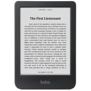 Kobo Clara BW | eReader | 15,2 cm (6 Zoll) blendfreier Touchscreen mit ComfortLight PRO | Dunkelmodus-Option | Hörbücher | wasserdicht | 16 GB Speicher | Schwarz