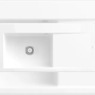 links weiß alpin + Handbetätigung