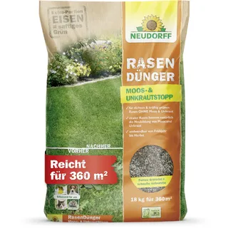 NEUDORFF Rasendünger Moos- & UnkrautStopp 18 kg