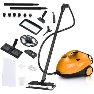Costway Dampfreiniger 2000W 1,5L max. 4 bar orange