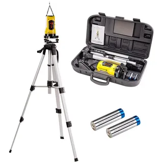 DEMA Kreuzlinienlaser Dkl360 Mit Stativ Und Koffer Selbstnivellierend Linienlaser