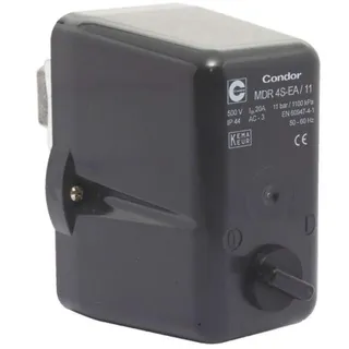 ELMAG Druckschalter CONDOR MDR 4/11 bar, 400 Volt, Grau, Schwarz
