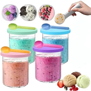 Ninja Creami Deluxe Behälter Nc501,ninja Eismaschine Nc501eu Creamy Deluxe Behälter,ninja Creami Deluxe Dessert Behälter,BPA-Free Ninja Creamy Deluxe,Dishwasher Safe,Ninja Ice Maker Accessories