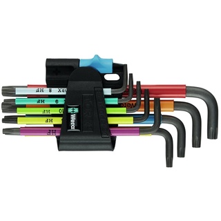 WERA 967 SL/9 HF Multicolour Torx Winkelschlüsselsatz, 9-tlg. (05024179001)