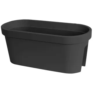 OEM Pflanztopf Geländer 60 59 x 24,5 x 24,5 cm Schwarz