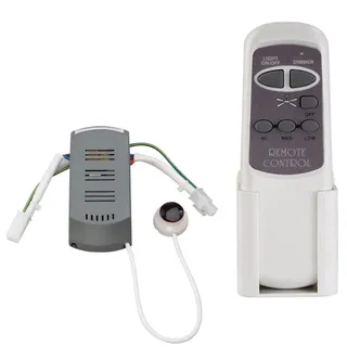 GLOBO Deckenventilator 3-Stufen Weiß