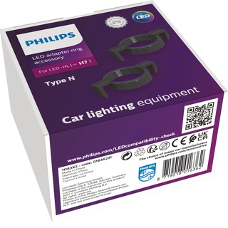 Philips Adapter-Ring H7-LED Typ N, Lampenhalterung für Philips Ultinon Pro6000 H7-LED