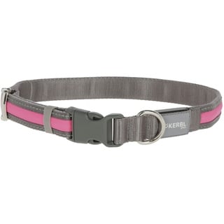 Kerbl Pet Light und Reflex Leuchthalsband pink , S/M