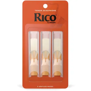 d’addario woodwinds Rico Blätter für Tenorsaxophon Stärke 3.0, 3 Stück)