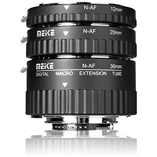 Meike MK-N-AF1-A Makro Elektronische Halterung Autofokus Makro Metall Verlängerungsrohr Adapter Für Nikon DSLR Kamera D80 D90 D300 D300 SD800 D3100 D3200 D5000 D51000 D5200 D7000 D7100 etc