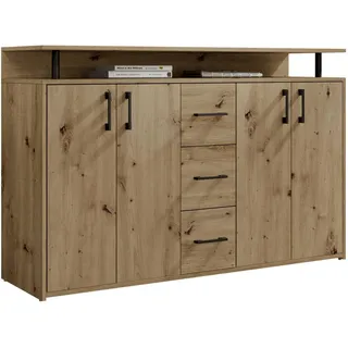 HBZ Sideboard 139 x 90 x 34 cm braun