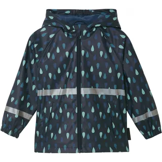 lupilu® Baby Kleinkinder Matsch- und Buddeljacke, gefüttert (navy/gemustert, 122/128)