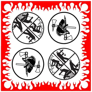 ornamensa 50 Servietten Softpoint 38x38cm Feuerwehr