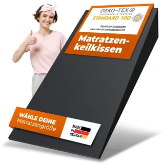 saarschaum • Keilkissen-Matratzenkeil • Orthopädische Keilmatratze zur Bettneigung • Erhöhungskeil für gesündere Schlafposition • Schräg schlafen • 90x200cm FSA 2750