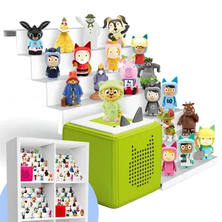 Toniebox Regal Magnetisch - für IKEA Kallax 50+ Figuren | Tonie Box 1 & 2 | Für Toni Box 1 & 2 I Tonibox & Tonie Regal Mädchen & Jungen I Regale für Toniebox Kreativ Tonie Figuren Toniregale