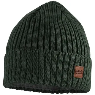 Maximo Kids-Mütze, Rippe,Jerseyfutter Umschlagrand Made in Germany Merino - 51