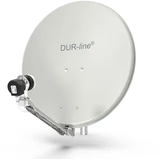 Dur-Line Select 1 Teilnehmer Set - Qualitäts-Alu-Satelliten-Komplettanlage - Sel...