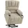 MCombo Fernsehsessel 7102 Stoff 0 x 0 x 0 Beige elektrisch mit Aufstehhilfe und Liegefunktion