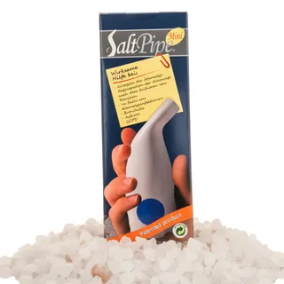 Saltpipe ® Mini - Kompakter Salzinhalator mit reinem Natursalz Halit