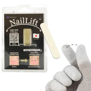 NailLift Nagelkorrektur für Eingewachsene Zehennägel | SOFORTIGE WIRKUNG | Von Mediziner Entwickelt | Passend für alle Nagelgrößen | Natürliche Passform | Nagelkorrekturspange Korrekturspange