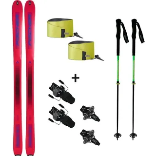 Fischer Transalp 86 Carbon 22/23 Tourenski Komplettset & & Fell - rot - 162 cm