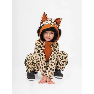 WeeDO Schneeanzug CHEetAHDO 25 in Leo print | Kid's / schwarz 92