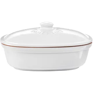 RÖMERTOPF Brottopf Brotkasten MEDIUM OVAL Weiß 29,5 cm