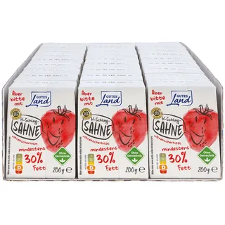 Gutes Land H-Schlagsahne 30% 200 g, 27er Pack