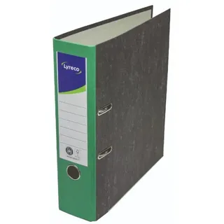 Alpedia Ordner 10323749, A4 80mm breit Karton grün  Alpedia