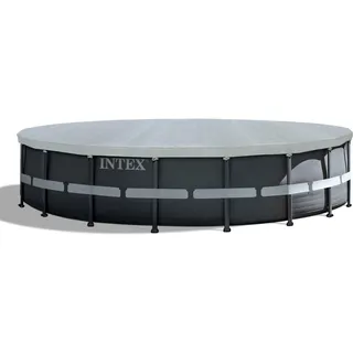 Intex Deluxe Abdeckplane grau Ø 549 cm