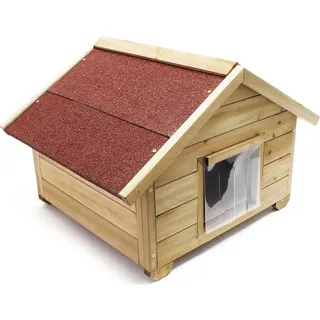 Wiltec Katzenhaus 68 x 53 x 47 cm Braun
