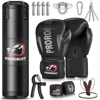 prorobust Boxsack 120cm Oxford Tuch Heavy Duty + 12oz Handschuhen MMA
