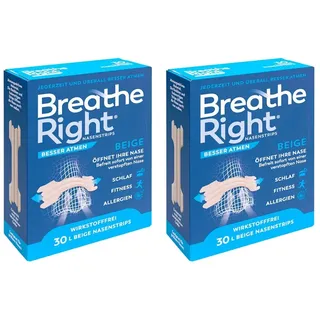 Besser Atmen Breathe Right Nasenpfl.groß Beige