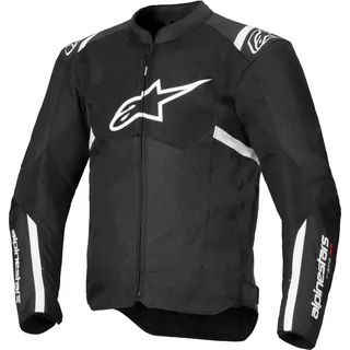Alpinestars T-Sps Air V2 Motorrad Textiljacke, schwarz/weiß, 3XL