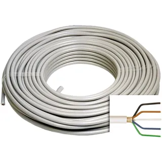Kabelexpress Kunststoff-Mantelleitung NYM-J 5 x 2,5 mm2 50 m Ring