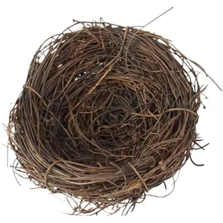 Generisch Vogelnest - Handgefertigte Vogelnester aus Rattan | Künstliche Vogelnest-Vogelhäuschen | Simulation Zweig-Vogelhäuser | Natürliche Vogelhabitate, flaches Vogelnest für Vögel und Kleintiere