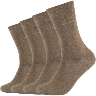 CAMANO ca-soft Socken 4er Pack Braun 43-46