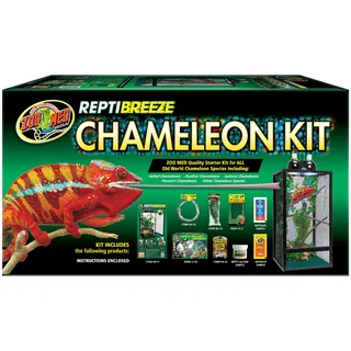 Zoo Med NT-11CKE Reptibreeze Chameleon Kit - voll ausgestattetes Starter-Terrarium-Set