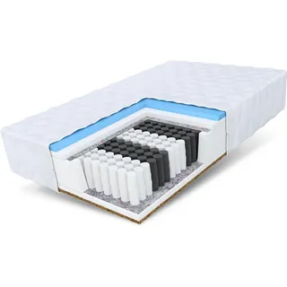 Fdm + Matratze 140x200 cm 7 Zonen H3 H4 Rechteckig, Oeko-Tex® Standard 100, Schlafzimmer, Matratzen Shop, Matratzen, Taschenfederkernmatratzen