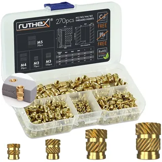 Usorteret ruthex M2 + M3 + M4 + M5 GE-KASTEN-001